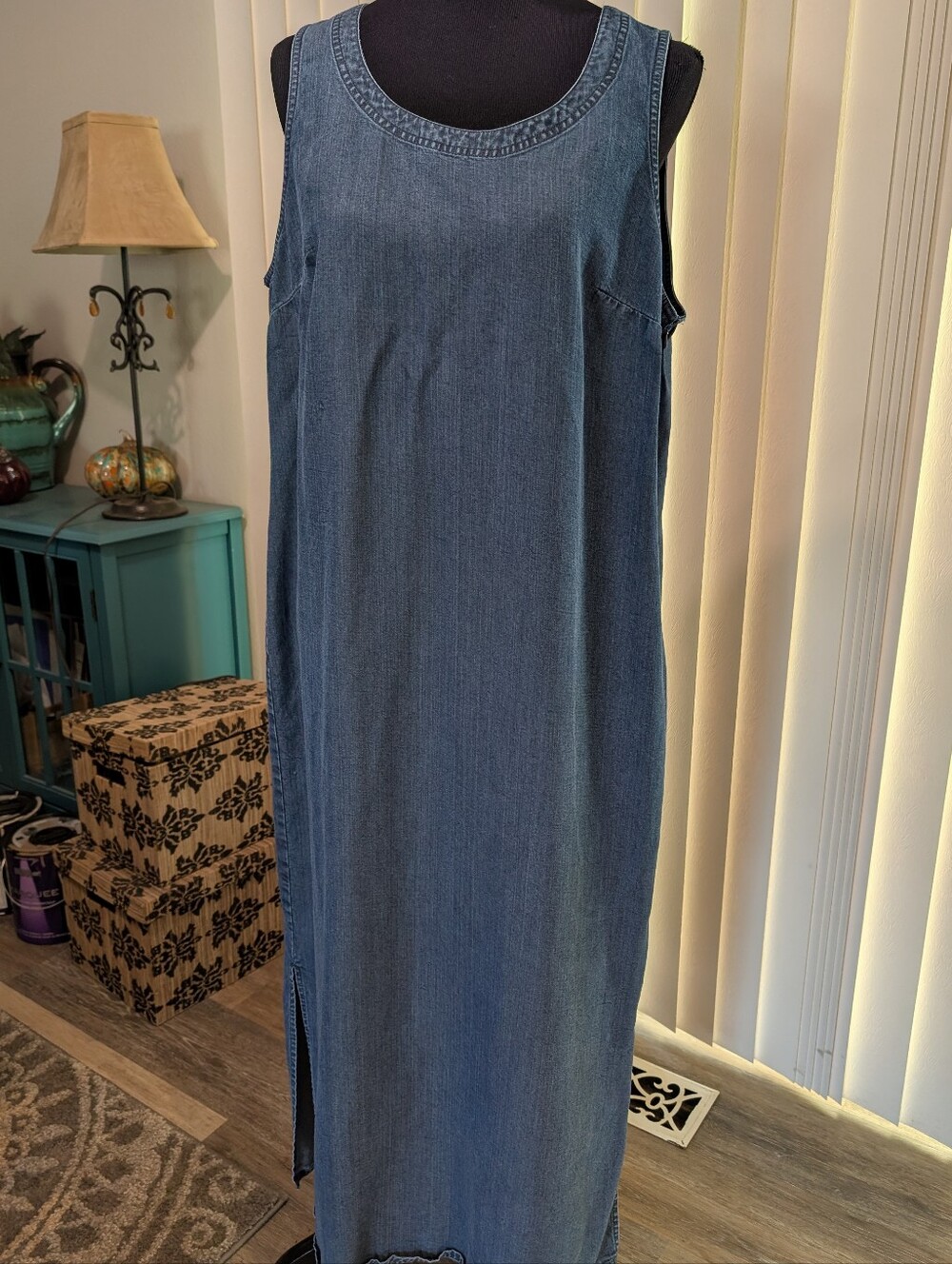 Linden Hill Denim Tank Maxi Dress